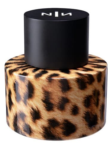 New Notes Felina perfume bottle – blurred decorative background