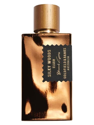 Goldfield & Banks Silky Woods Elixir perfume bottle - luxury fragrance