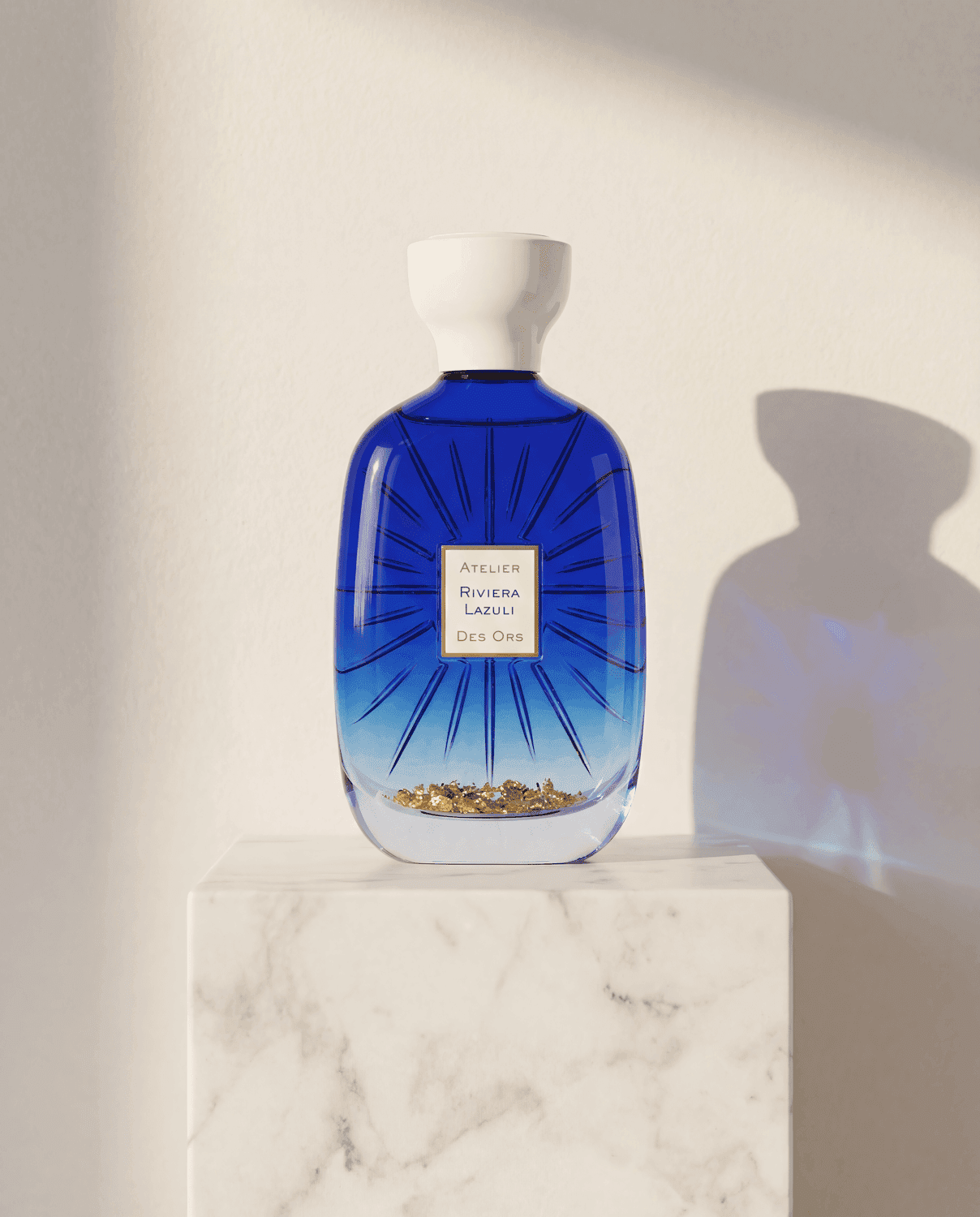 Riviera Lazuli by Atelier des Ors - Marble Product Shot January 2026 Fragrance