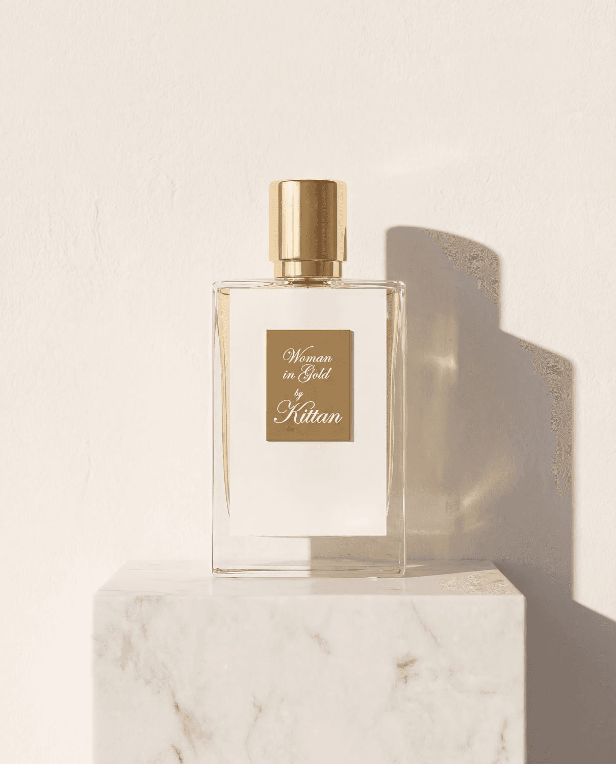 Woman in Gold by By Kilian - Marble Product Shot January 2026 Fragrance