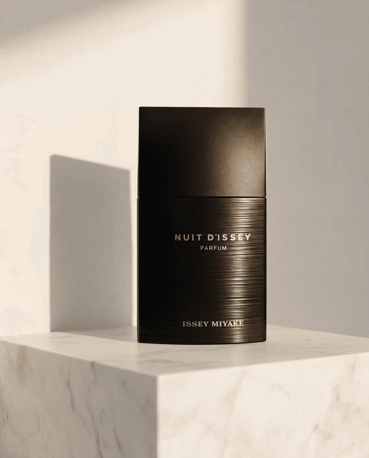 Nuit d’Issey Parfum by Issey Miyake - Marble Product Shot January 2026 Fragrance