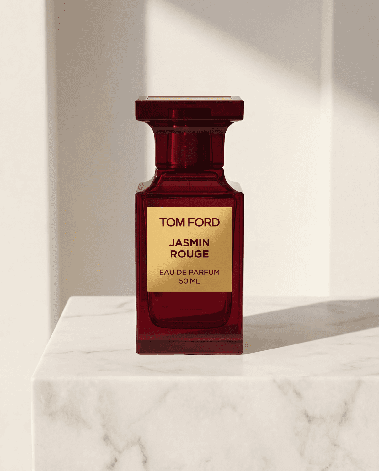Jasmin Rouge by Tom Ford - Marble Product Shot January 2026 Fragrance