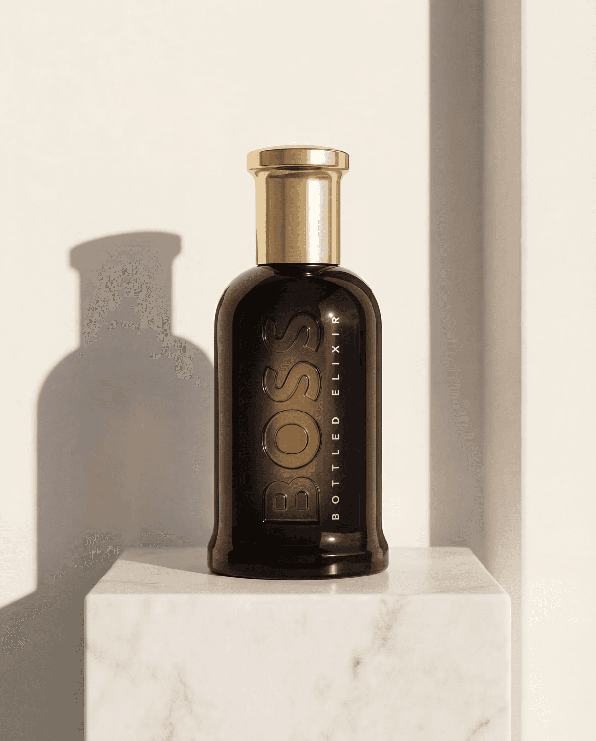 Boss Bottled Elixir by Hugo Boss - Marble Product Shot January 2026 Fragrance