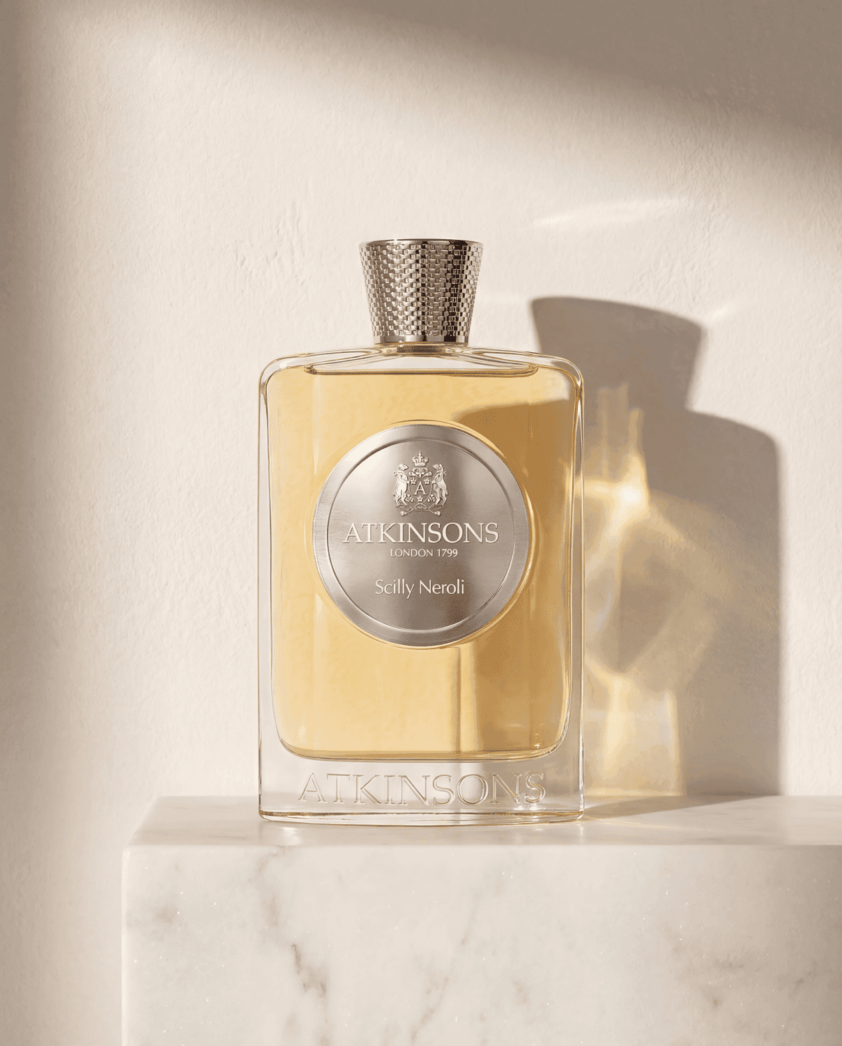 Scilly Neroli by Atkinsons - Marble Product Shot January 2026 Fragrance