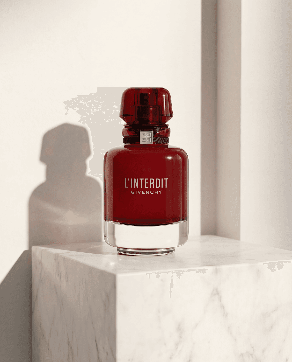 L'Interdit Eau de Parfum Rouge by Givenchy - Marble Product Shot January 2026 Fragrance