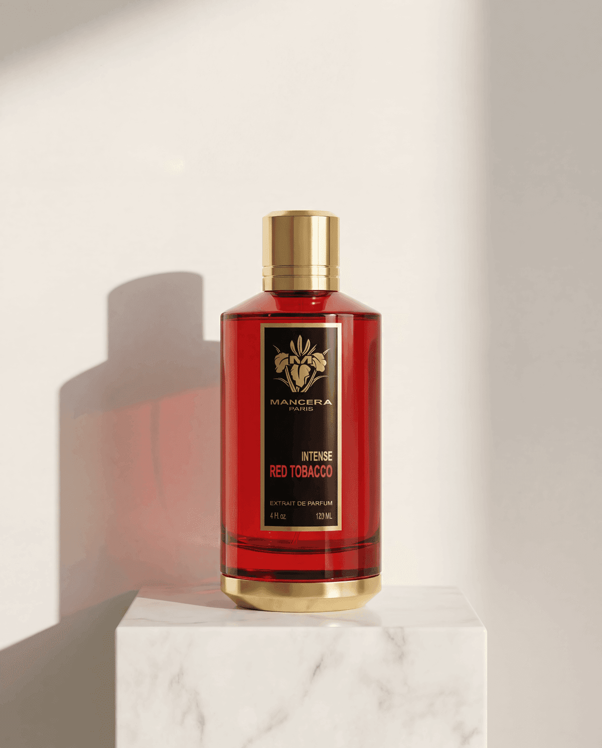 Red Tobacco Intense by Mancera - Marble Product Shot January 2026 Fragrance