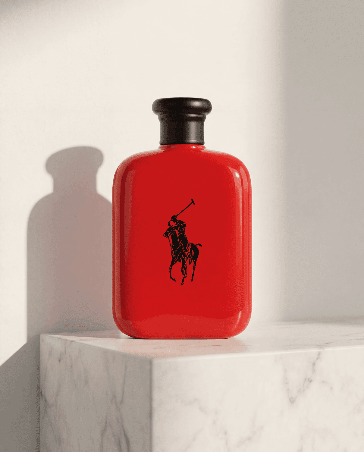 Polo Red by Ralph Lauren - Marble Product Shot January 2026 Fragrance