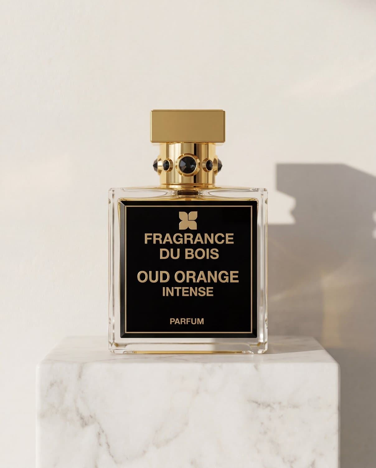 Oud Orange Intense by Fragrance Du Bois - Marble Product Shot January 2026 Fragrance