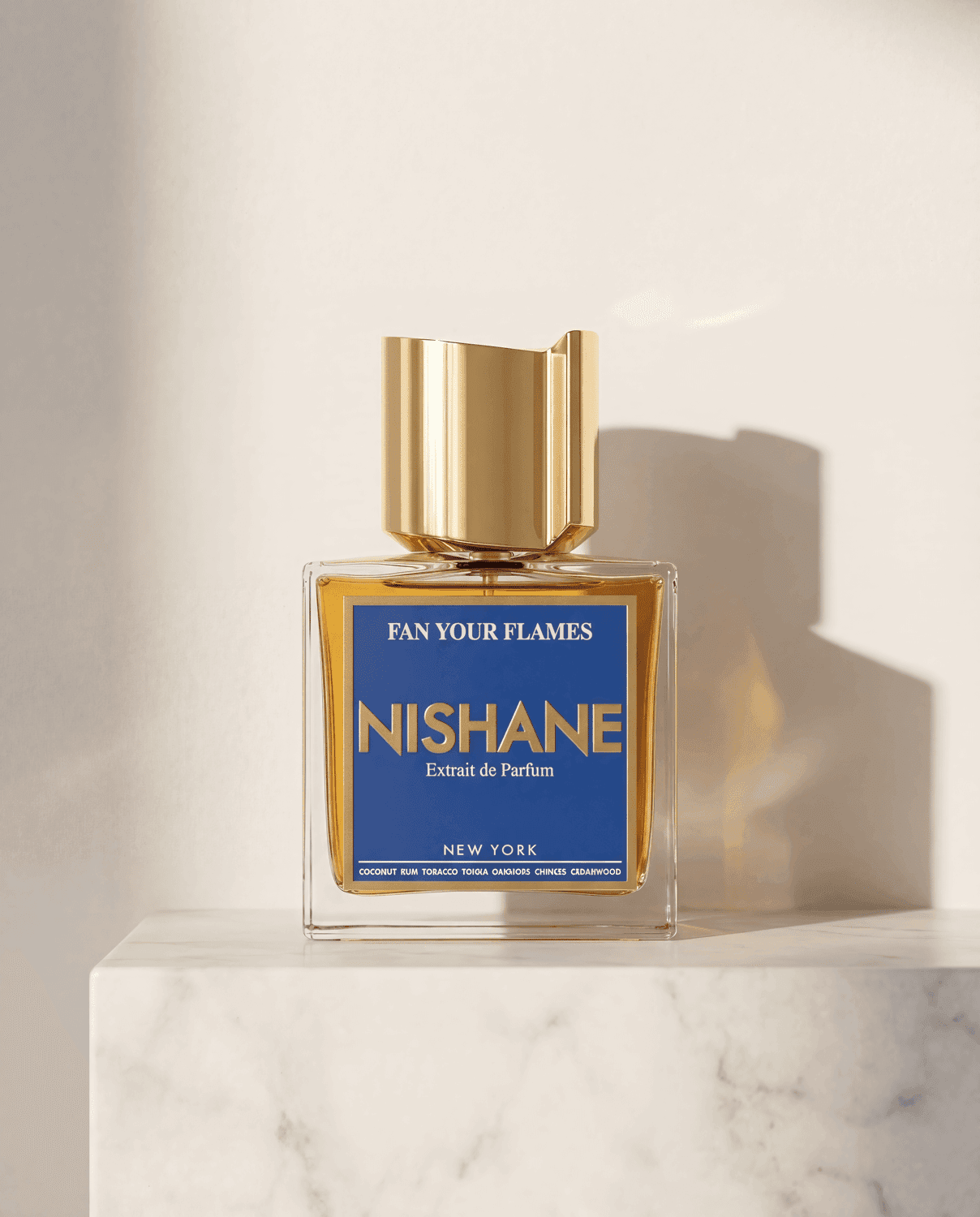 Fan Your Flames by Nishane - Marble Product Shot January 2026 Fragrance