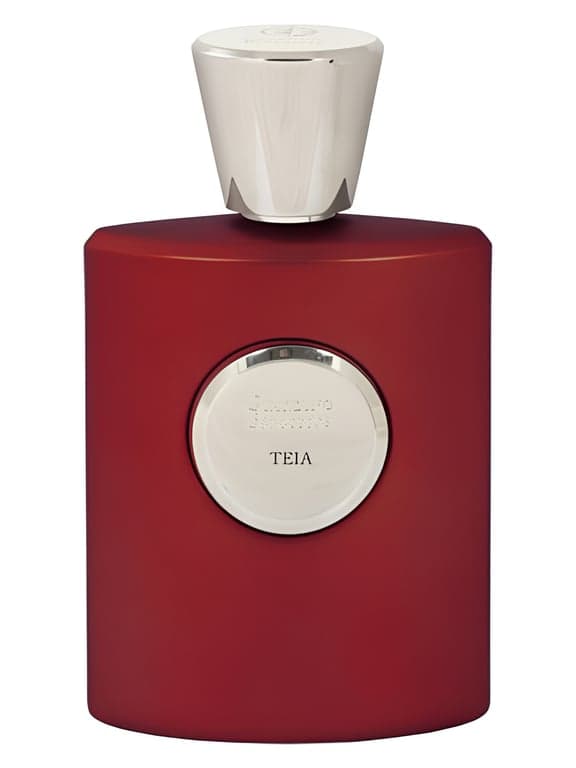 Giardino Benessere Teia perfume bottle – blurred decorative background