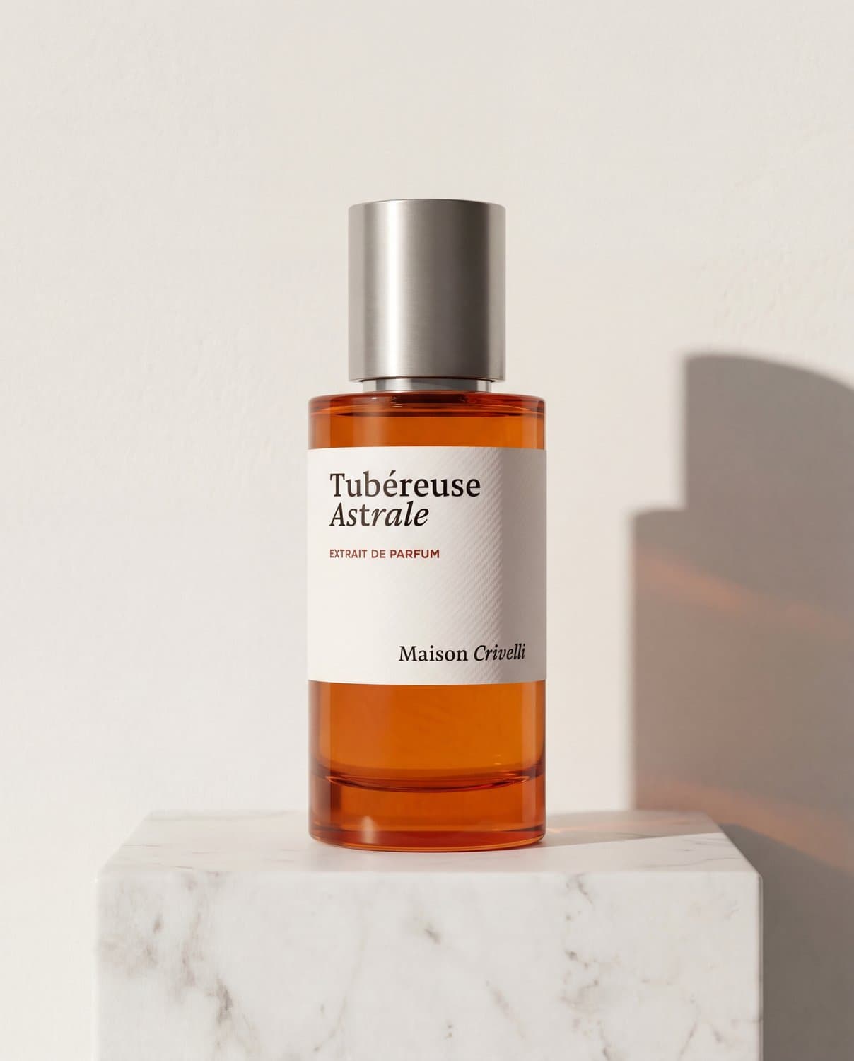 Tubéreuse Astrale by Maison Crivelli - Marble Product Shot January 2026 Fragrance