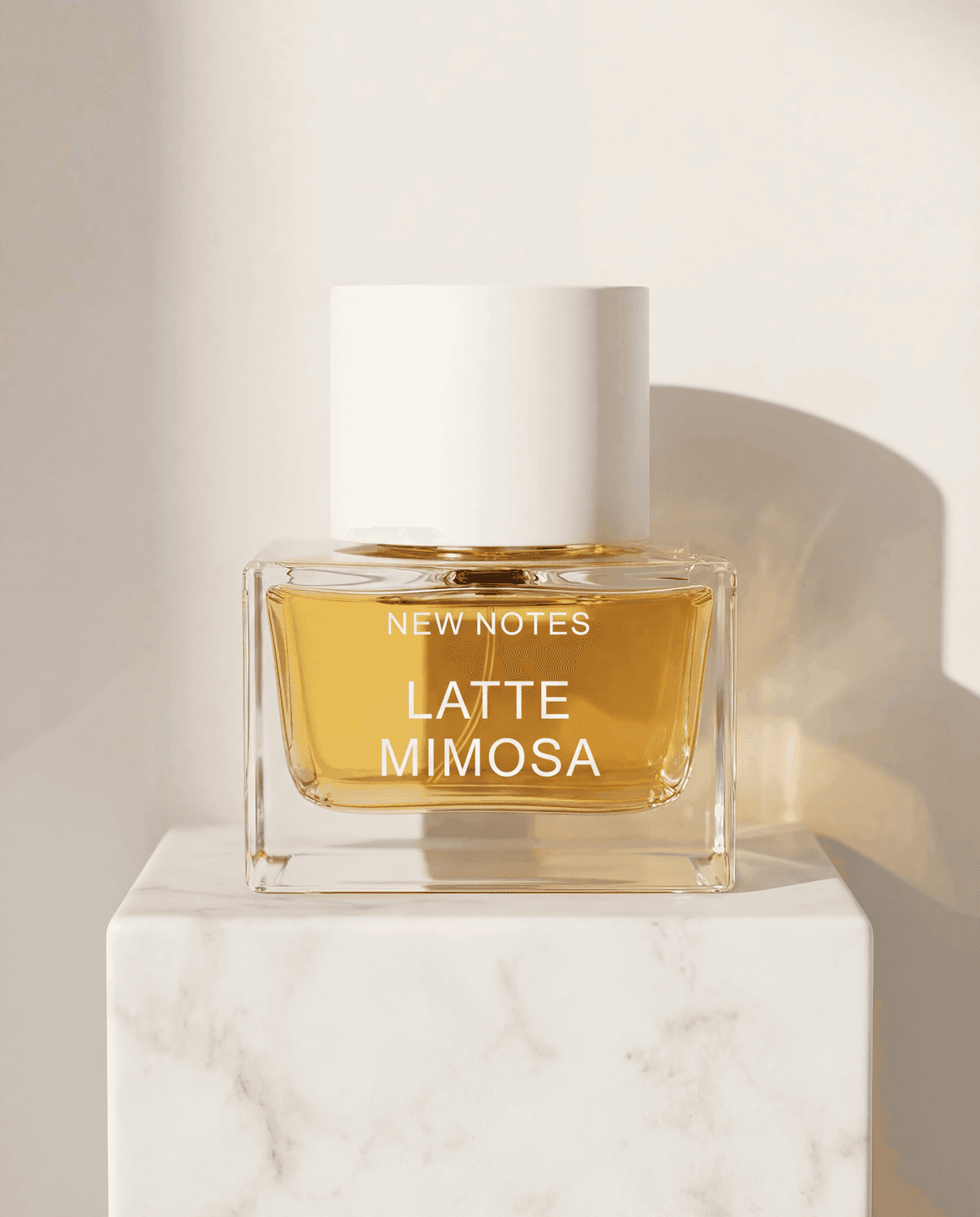Latte Mimosa by New Notes - Marble Product Shot January 2026 Fragrance