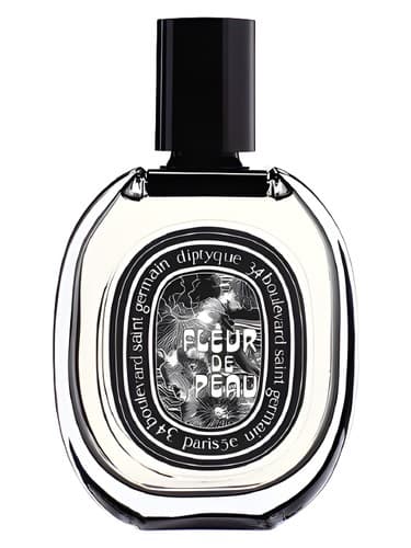 Diptyque Fleur de Peau perfume bottle - luxury fragrance