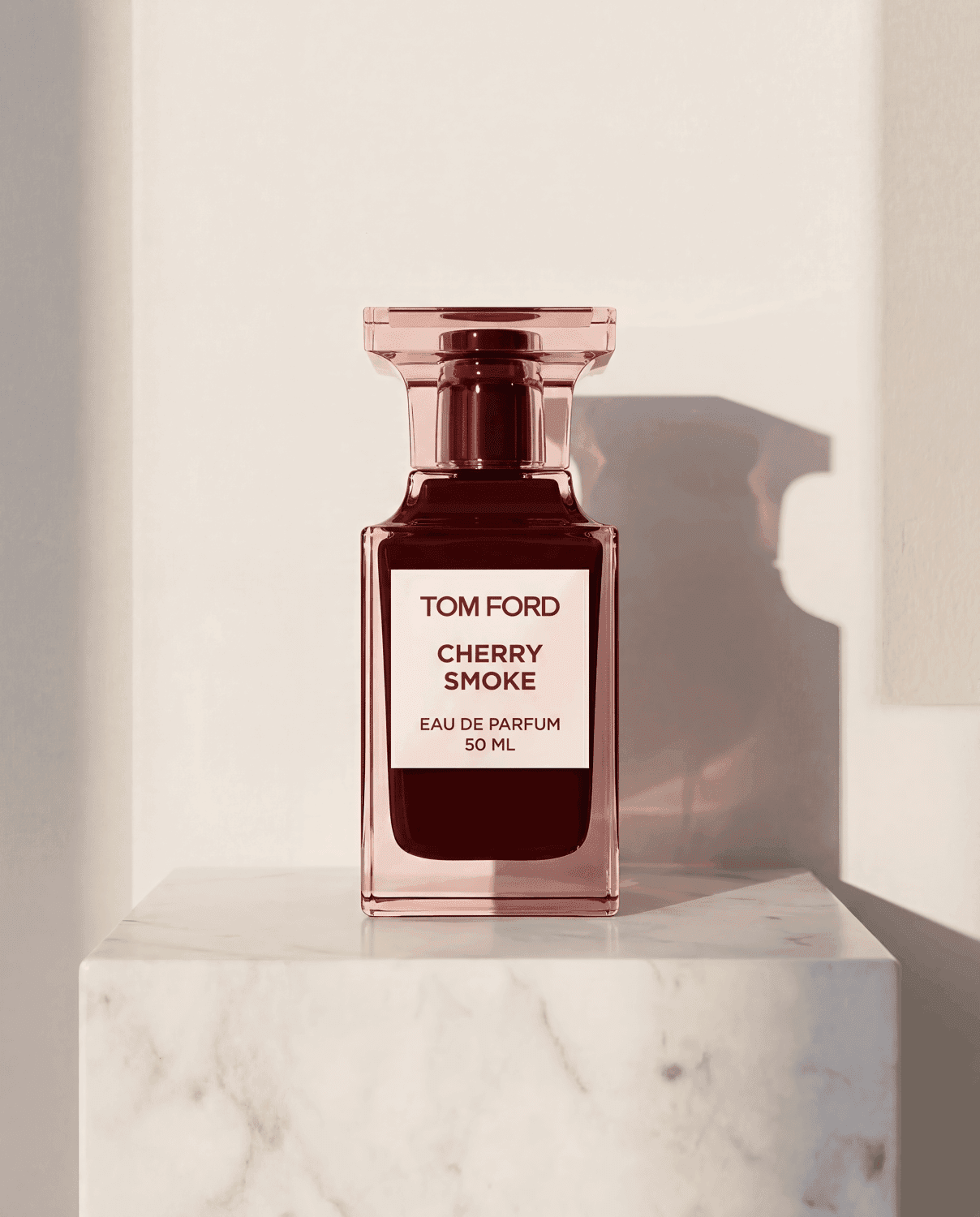 Cherry Smoke by Tom Ford - Marble Product Shot January 2026 Fragrance