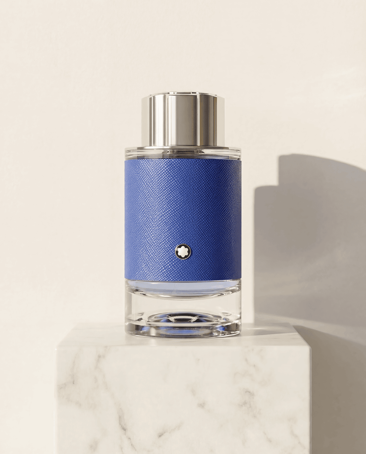 Explorer Ultra Blue by Montblanc - Marble Product Shot January 2026 Fragrance