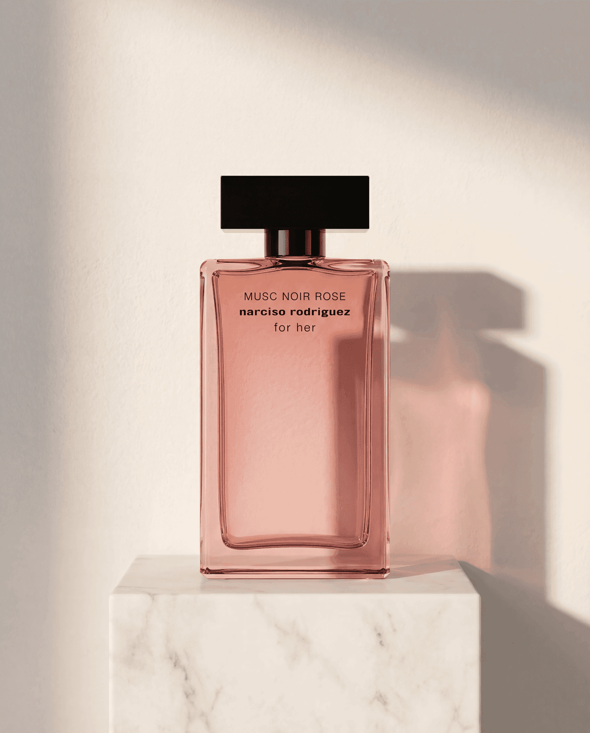 Musc Noir Rose For Her by Narciso Rodriguez - Marble Product Shot January 2026 Fragrance