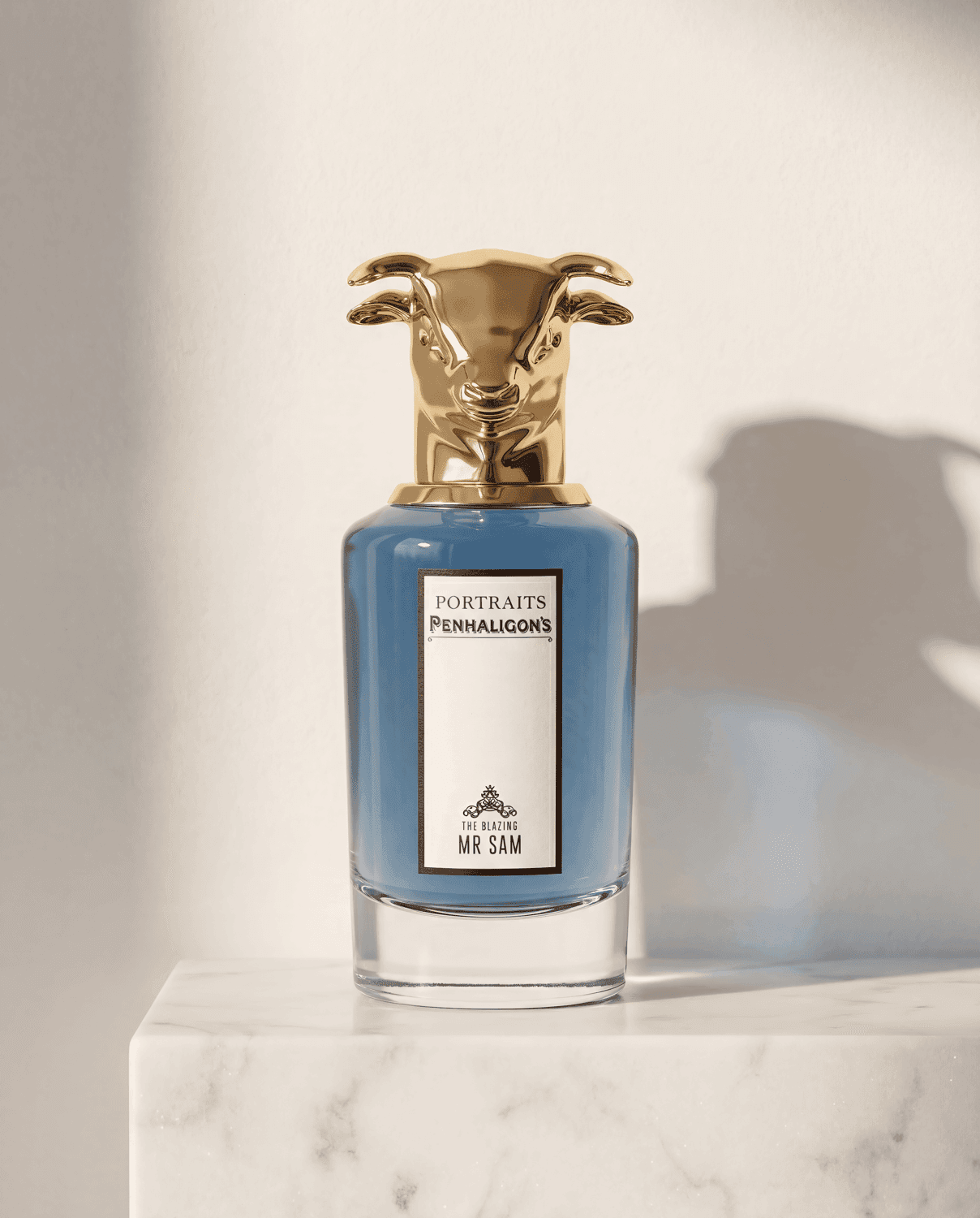 The Blazing Mr Sam by Penhaligon's - Marble Product Shot January 2026 Fragrance