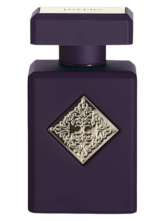 Initio Parfums Prives High Frequency perfume bottle – blurred decorative background