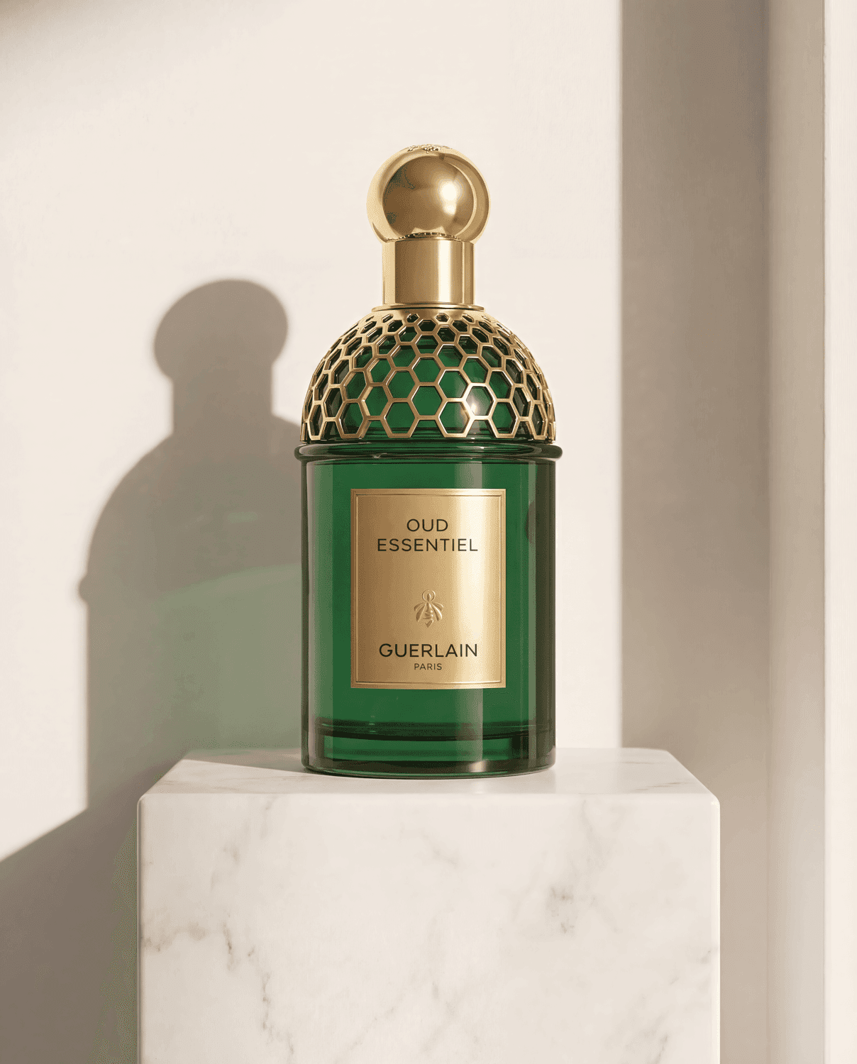 Oud Essentiel by Guerlain - Marble Product Shot January 2026 Fragrance
