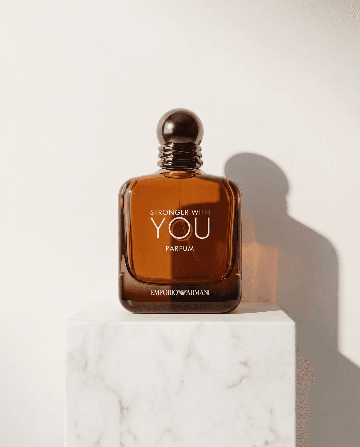 Stronger With You Parfum by Giorgio Armani - Marble Product Shot January 2026 Fragrance