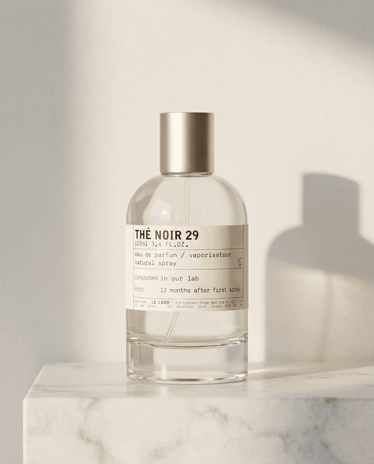 Thé Noir 29 by Le Labo - Marble Product Shot January 2026 Fragrance