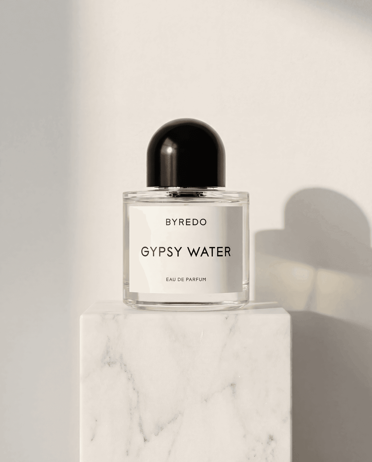 Gypsy Water by Byredo - Marble Product Shot January 2026 Fragrance