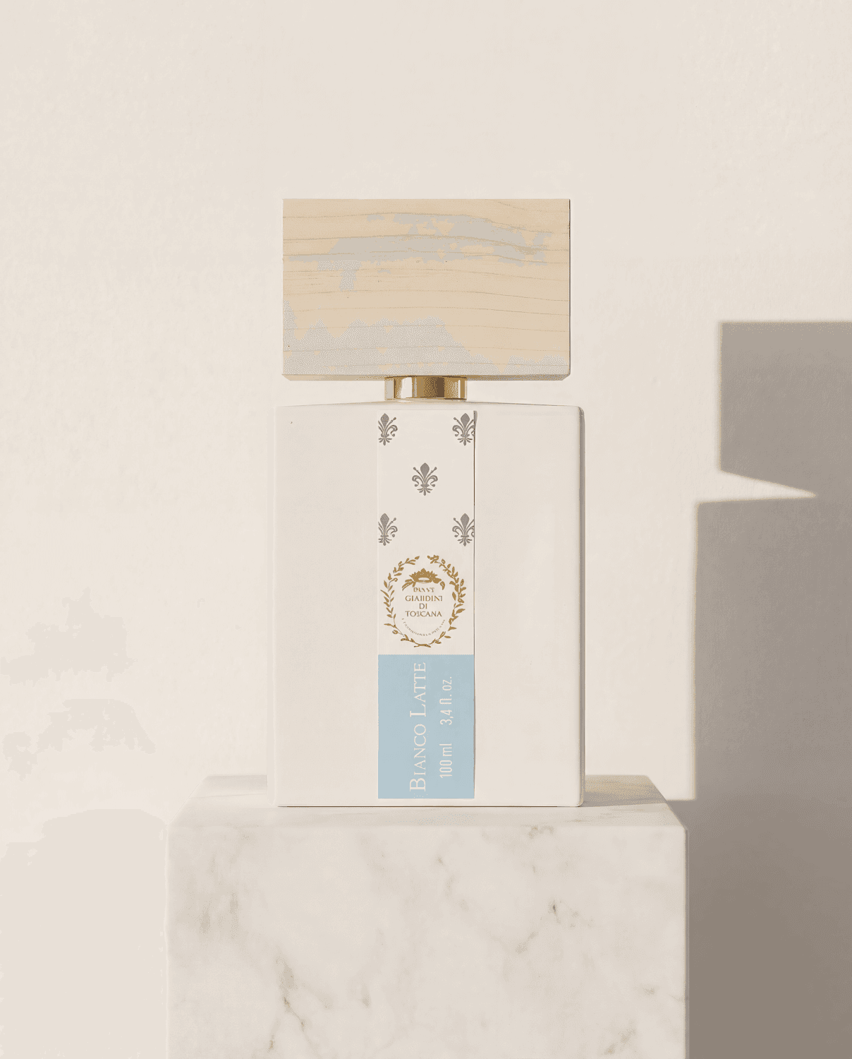 Bianco Latte by Giardini di Toscana - Marble Product Shot January 2026 Fragrance