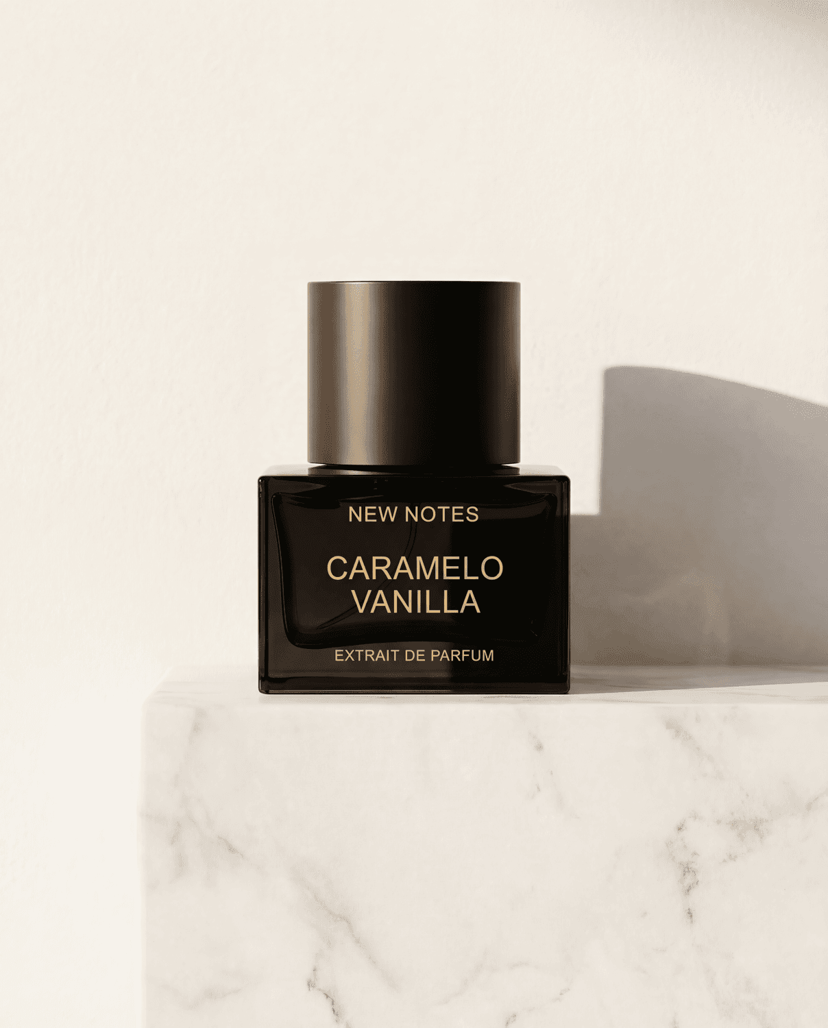 Caramelo Vanilla by New Notes - Marble Product Shot January 2026 Fragrance