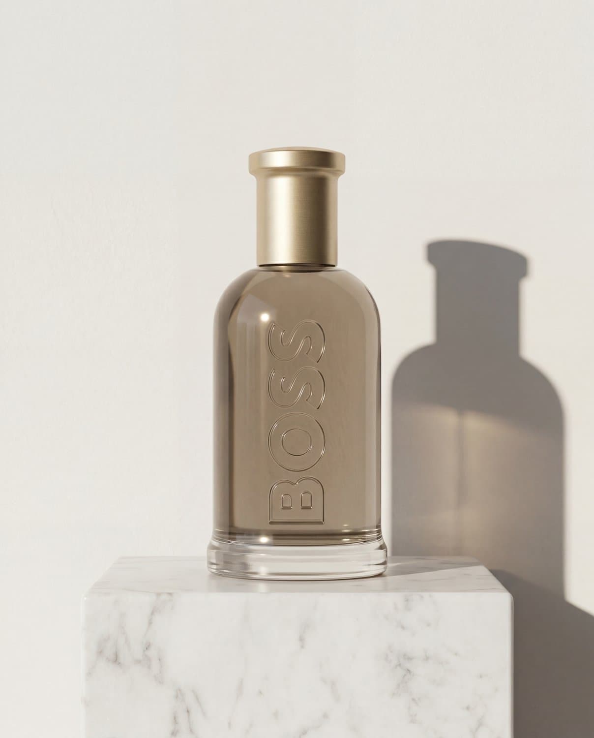 Boss Bottled Eau de Parfum by Hugo Boss - Marble Product Shot January 2026 Fragrance