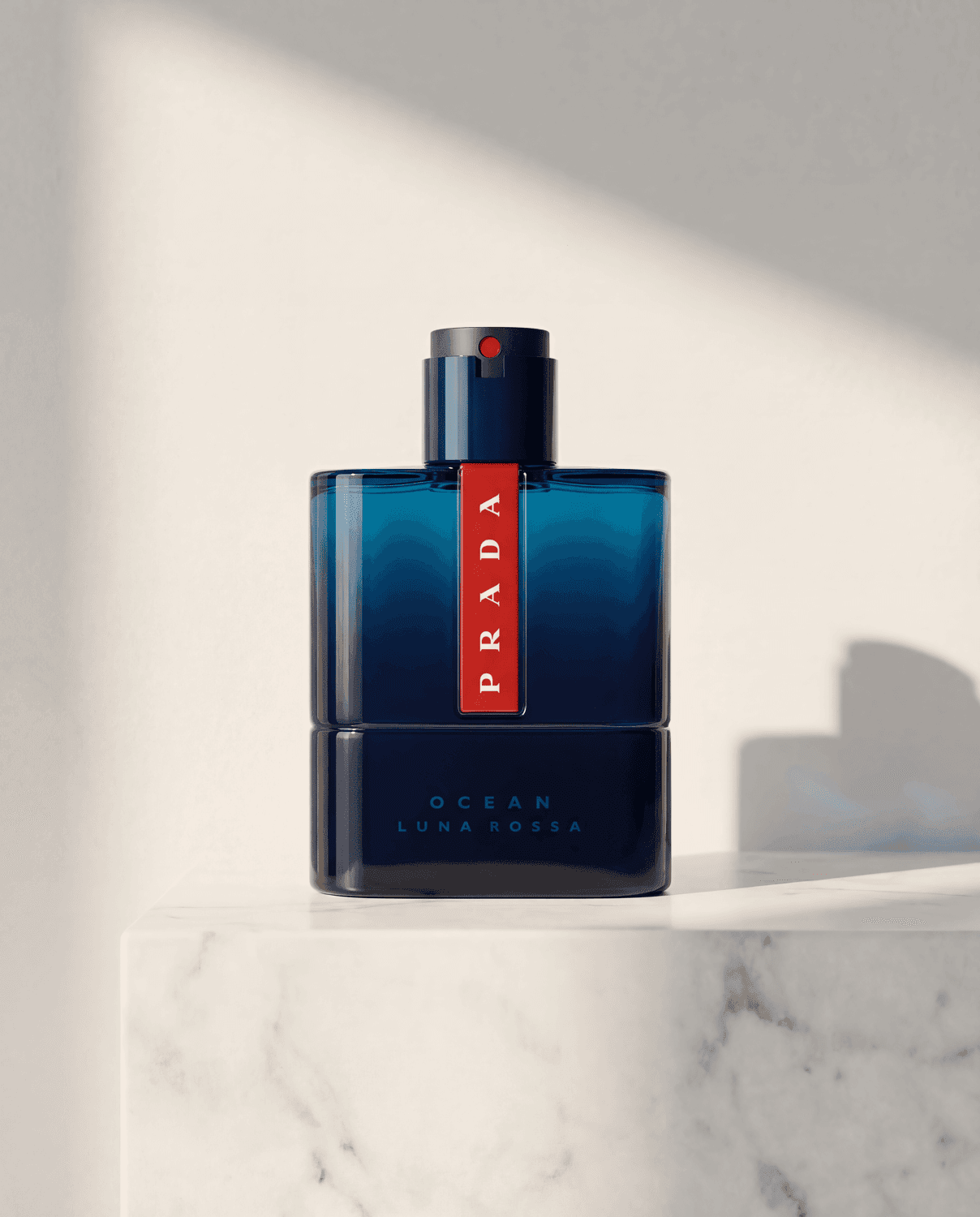 Luna Rossa Ocean by Prada - Marble Product Shot January 2026 Fragrance