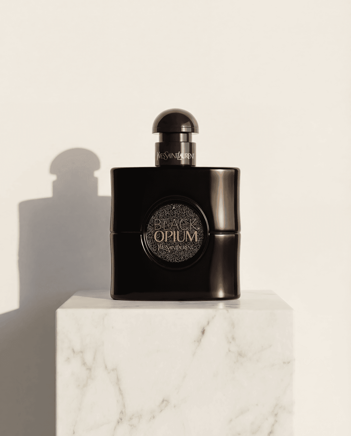 Black Opium Le Parfum by Yves Saint Laurent - Marble Product Shot January 2026 Fragrance