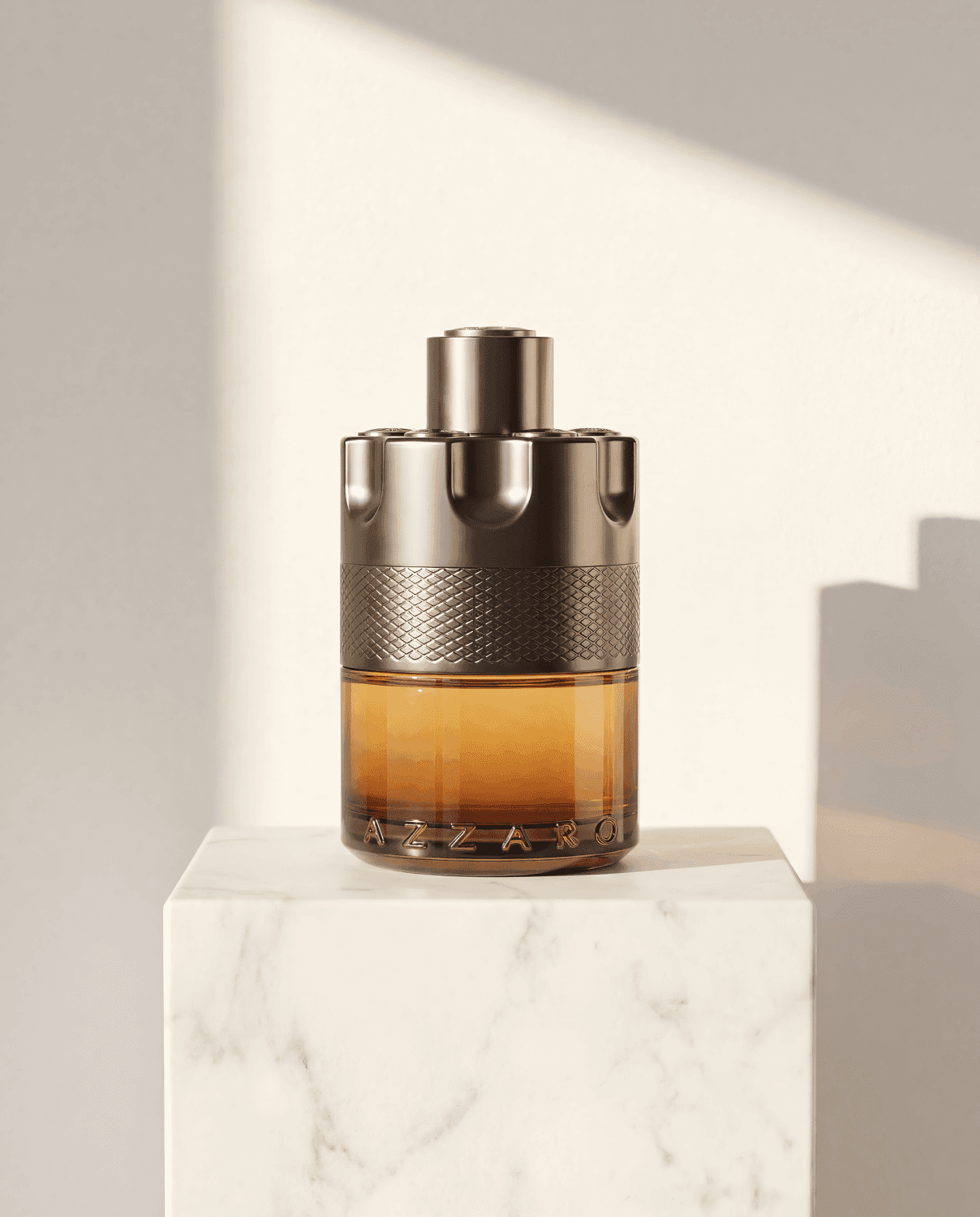 The Most Wanted Parfum by Azzaro - Marble Product Shot January 2026 Fragrance