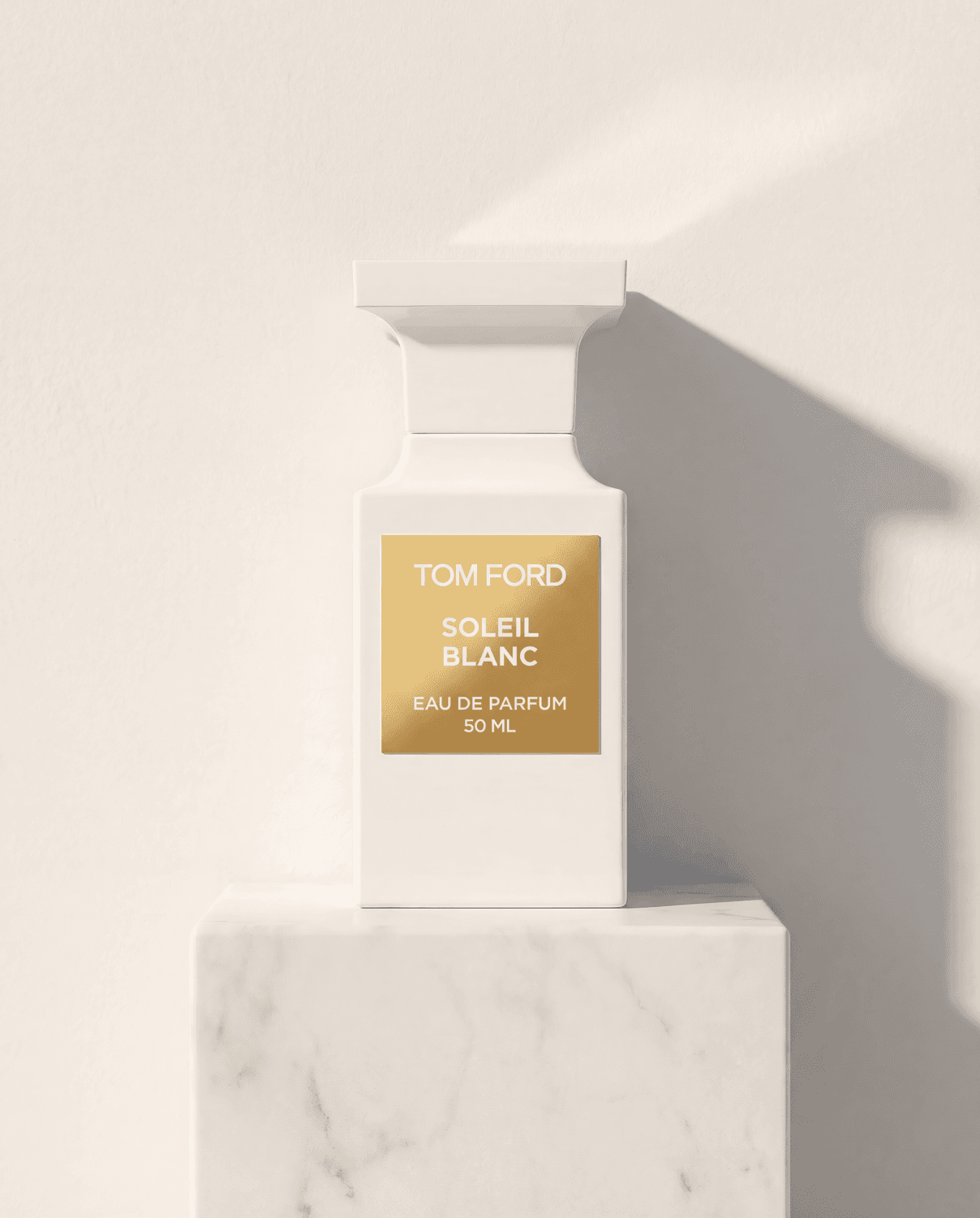 Soleil Blanc by Tom Ford - Marble Product Shot January 2026 Fragrance