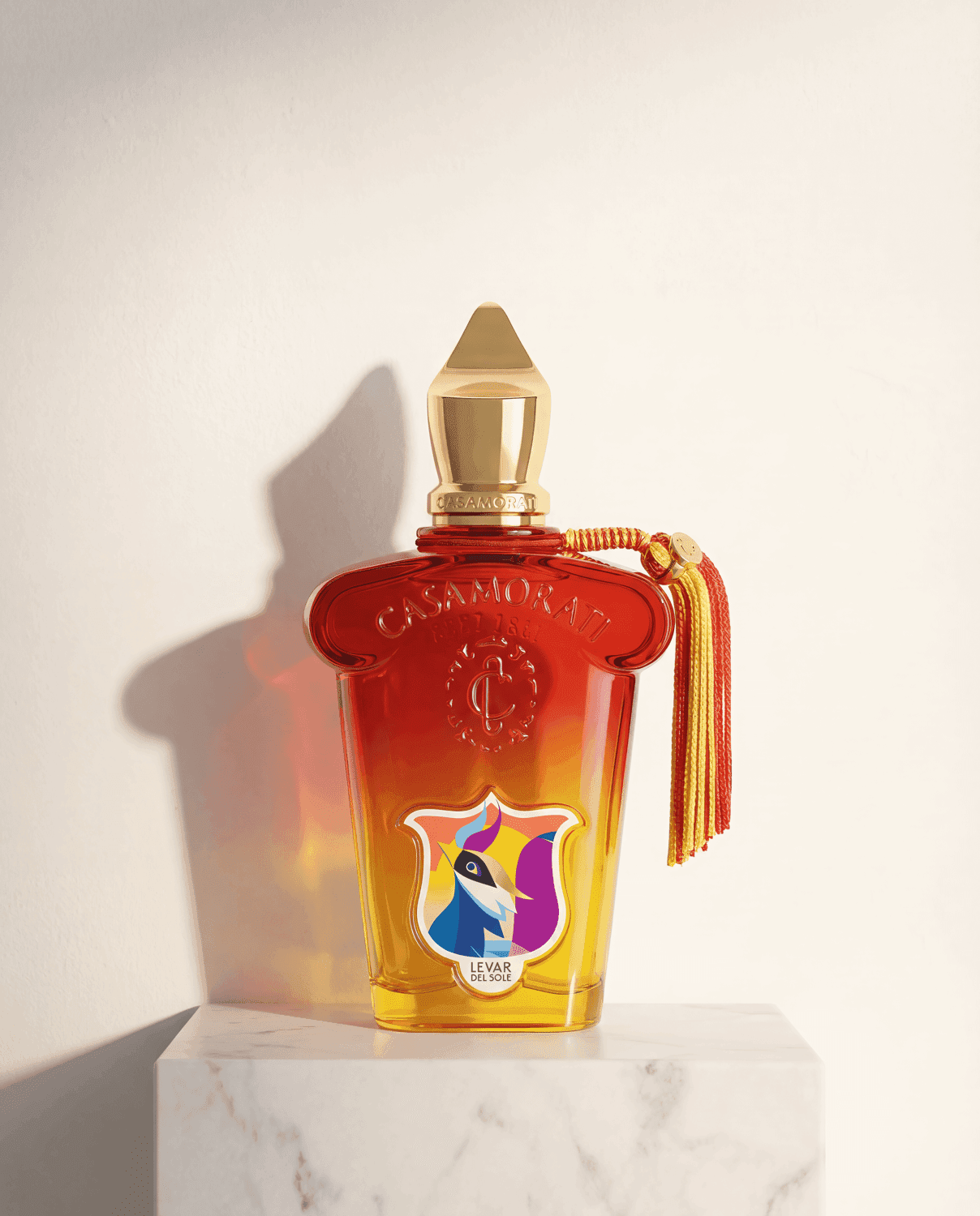 Levar del Sole by Xerjoff - Marble Product Shot January 2026 Fragrance