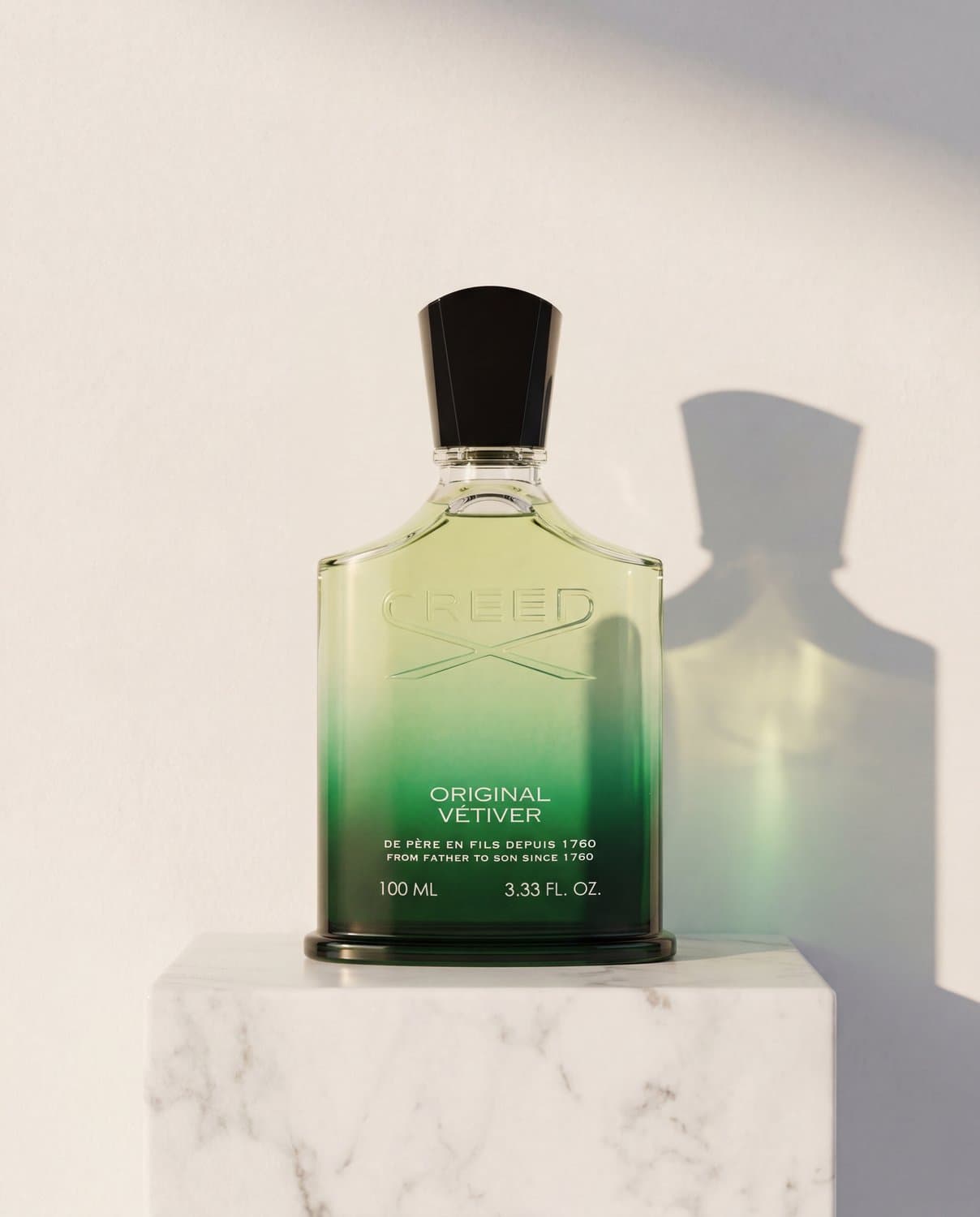 Original Vetiver by Creed - Marble Product Shot January 2026 Fragrance