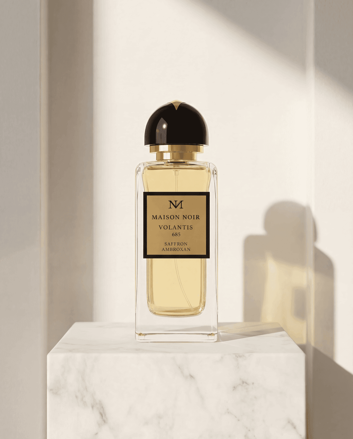 Volantis 685 by Maison Noir - Marble Product Shot January 2026 Fragrance