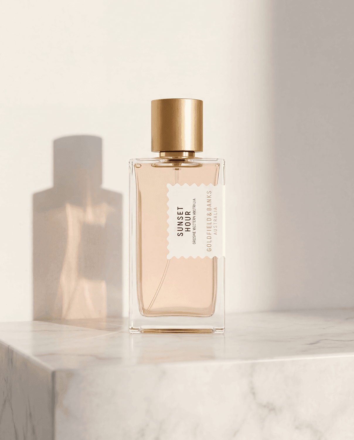 Sunset Hour by Goldfield & Banks - Marble Product Shot January 2026 Fragrance