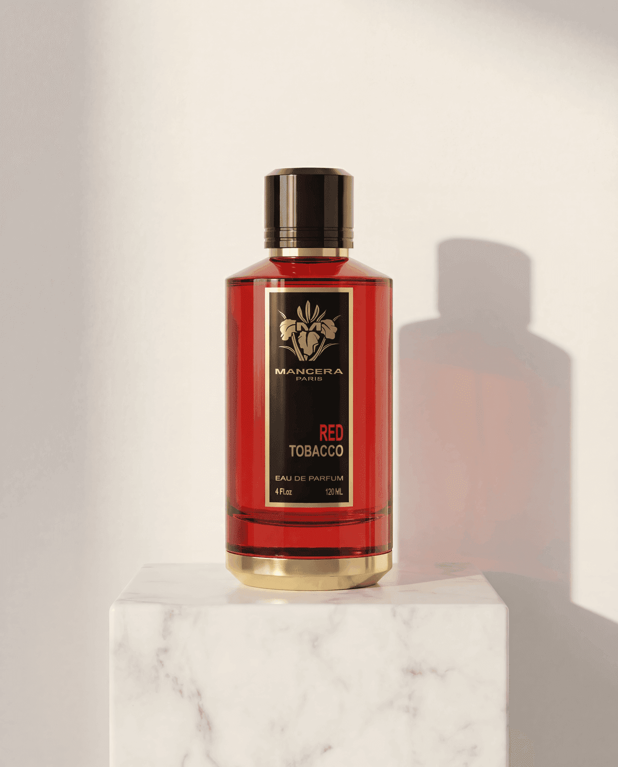 Red Tobacco by Mancera - Marble Product Shot January 2026 Fragrance