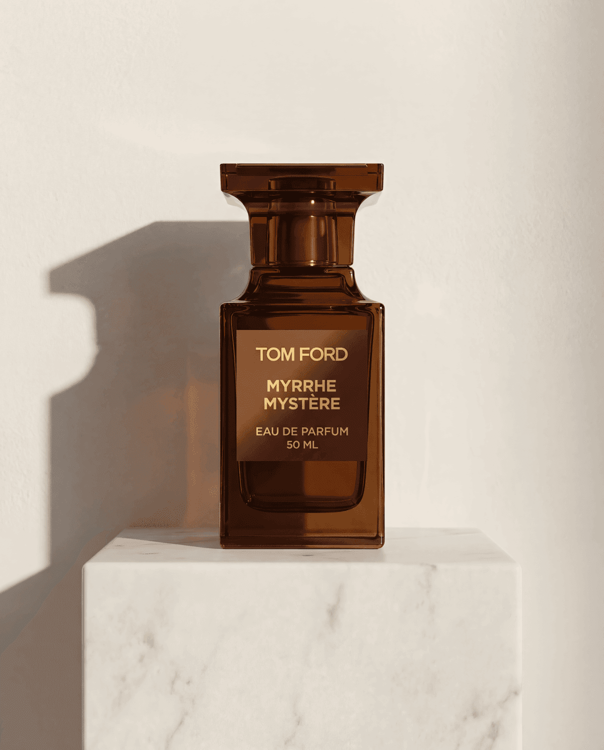 Myrrhe Mystere by Tom Ford - Marble Product Shot January 2026 Fragrance