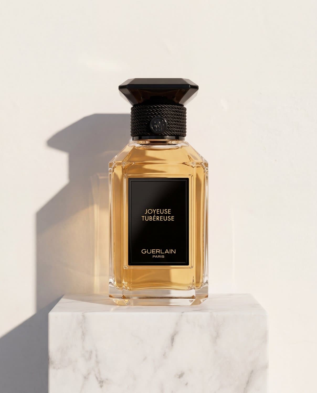 Joyeuse Tubéreuse by Guerlain - Marble Product Shot January 2026 Fragrance