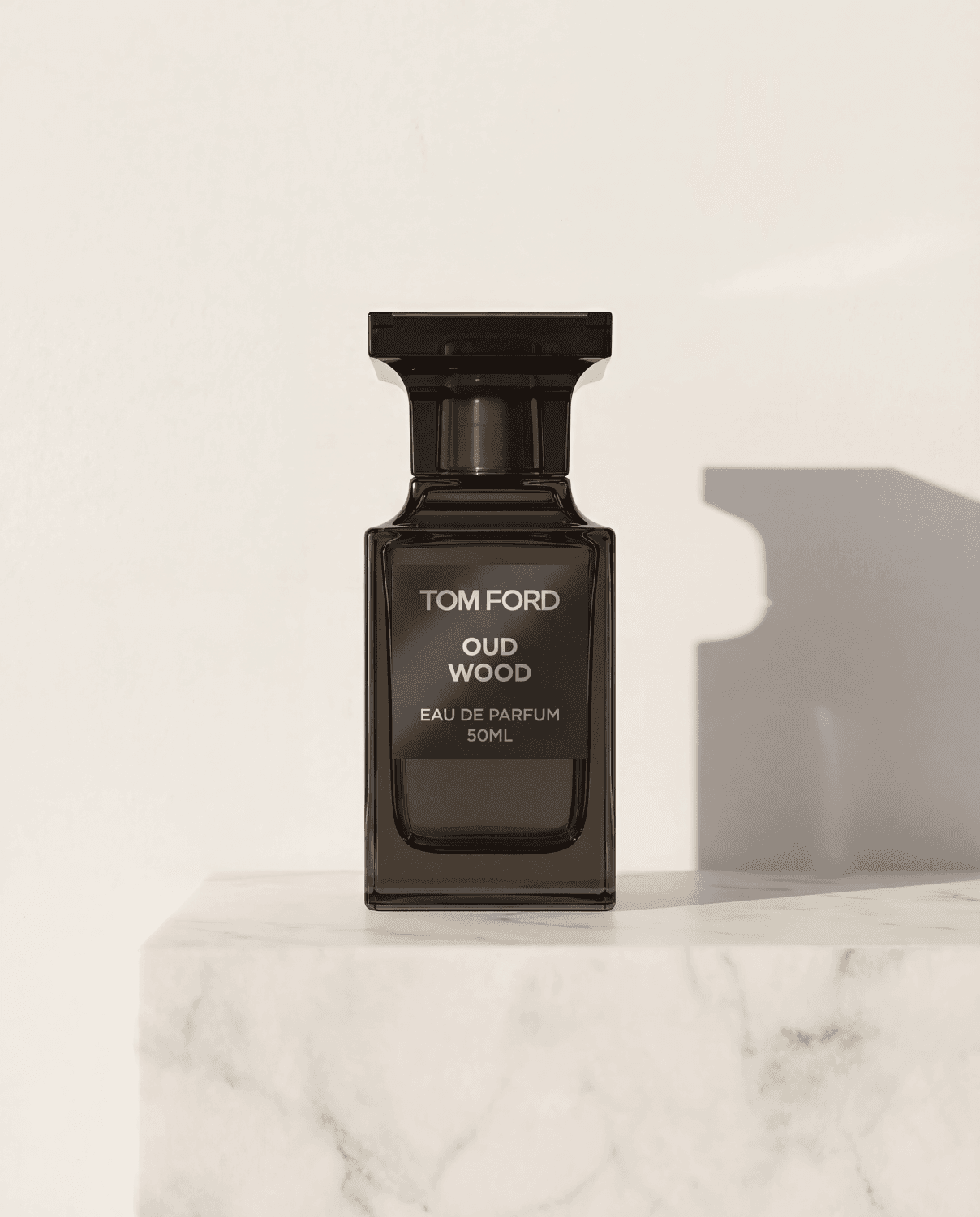 Oud Wood Parfum by Tom Ford - Marble Product Shot January 2026 Fragrance
