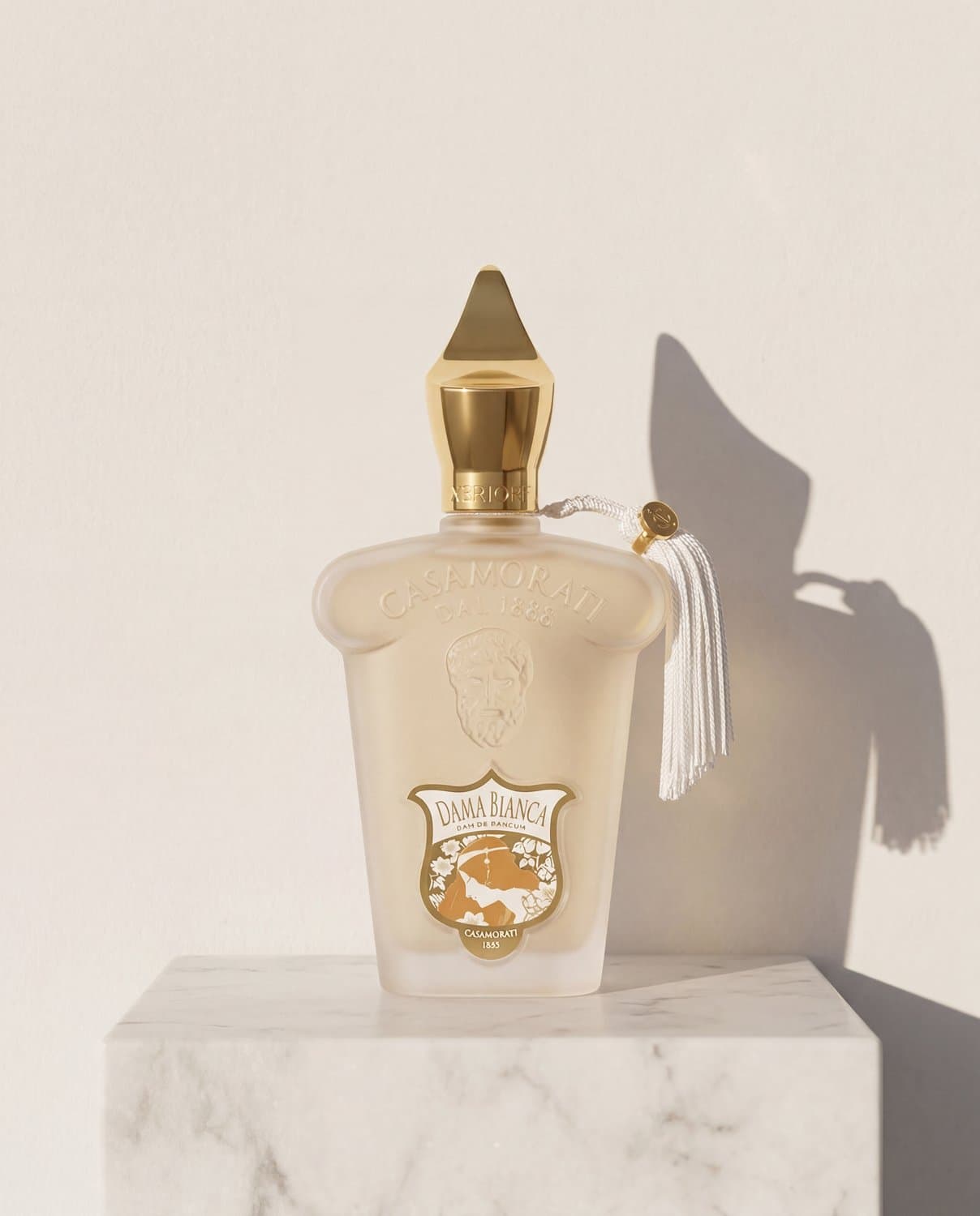 Dama Bianca by Xerjoff - Marble Product Shot January 2026 Fragrance