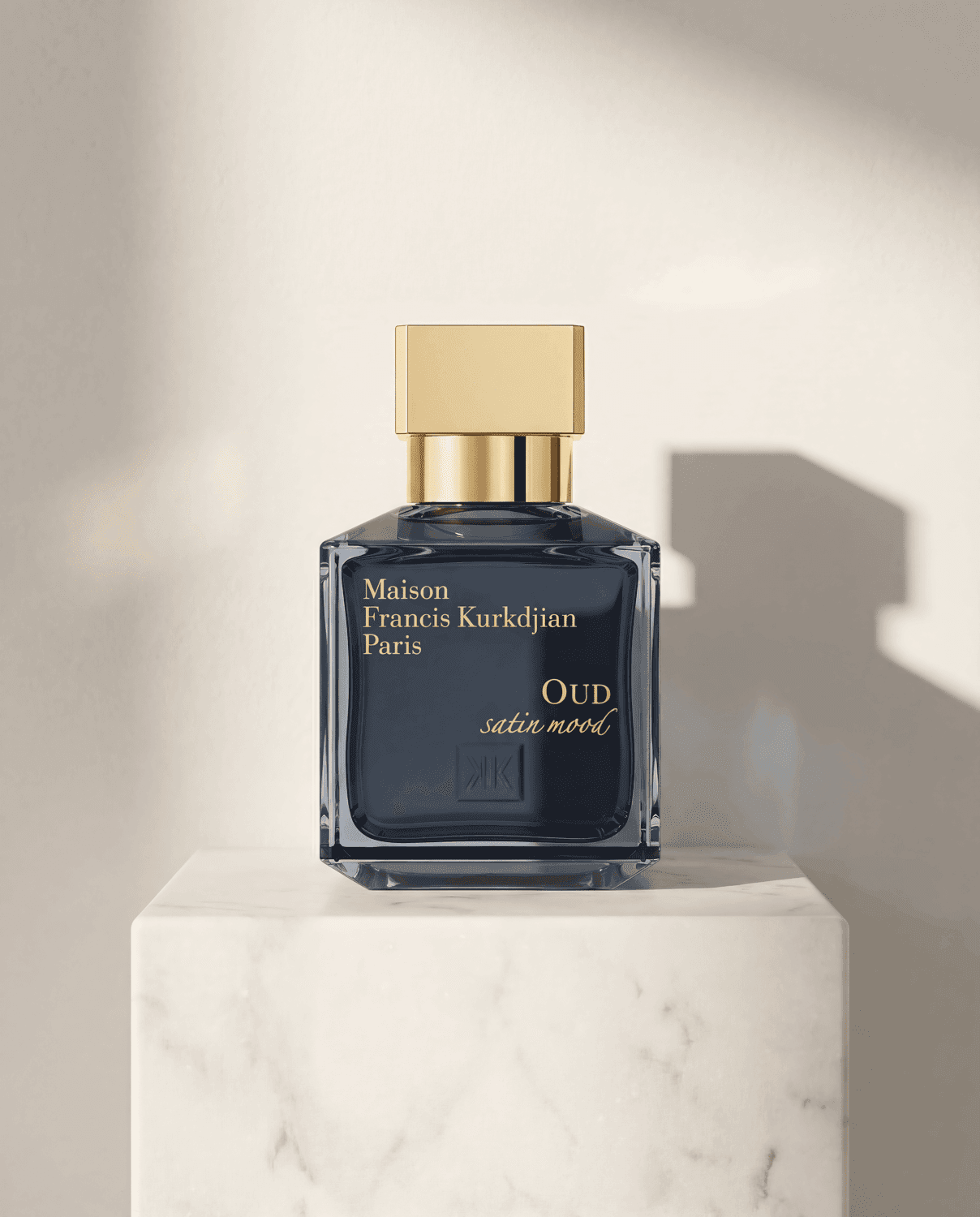Oud Satin Mood by Maison Francis Kurkdjian - Marble Product Shot January 2026 Fragrance