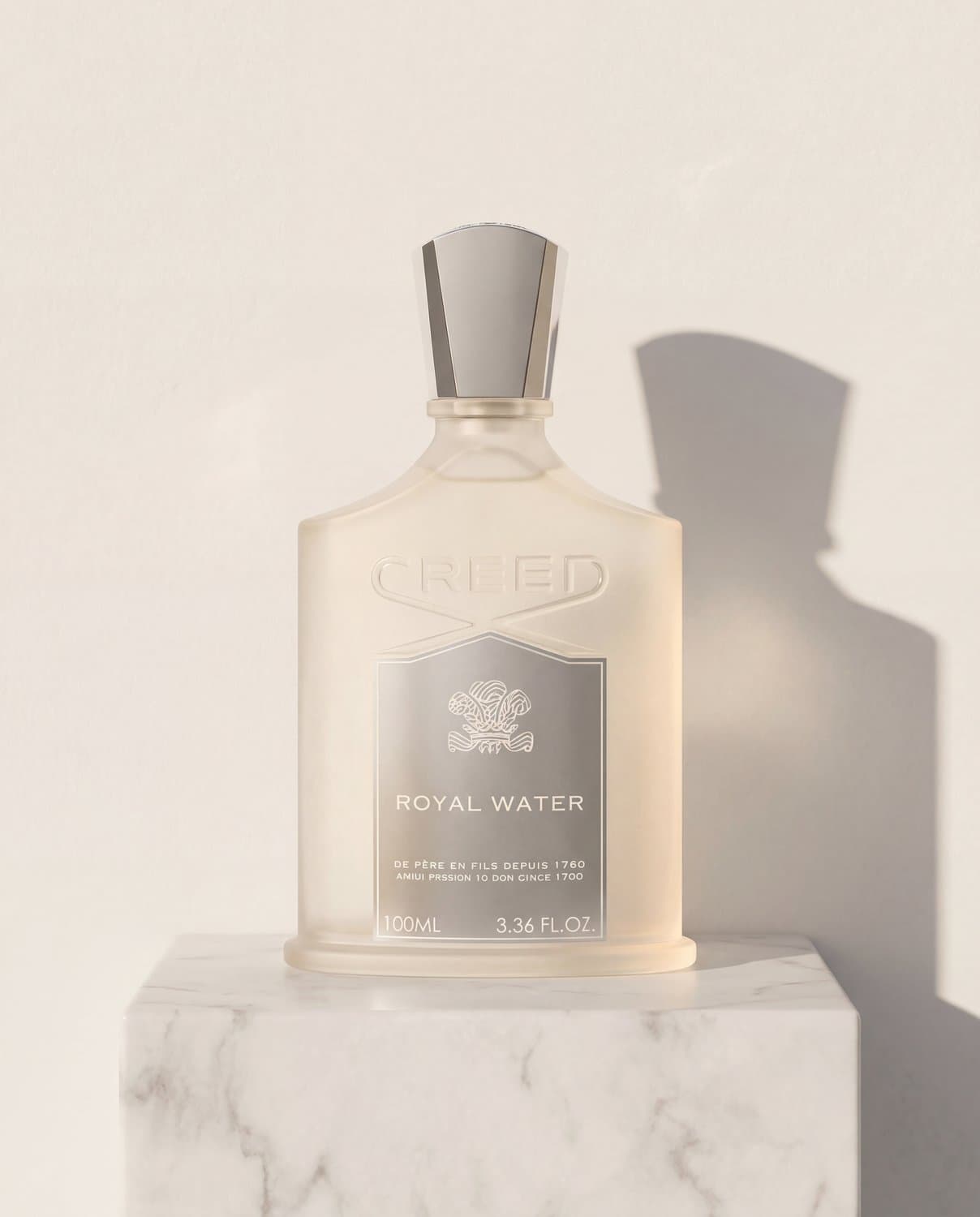 Royal Water by Creed - Marble Product Shot January 2026 Fragrance