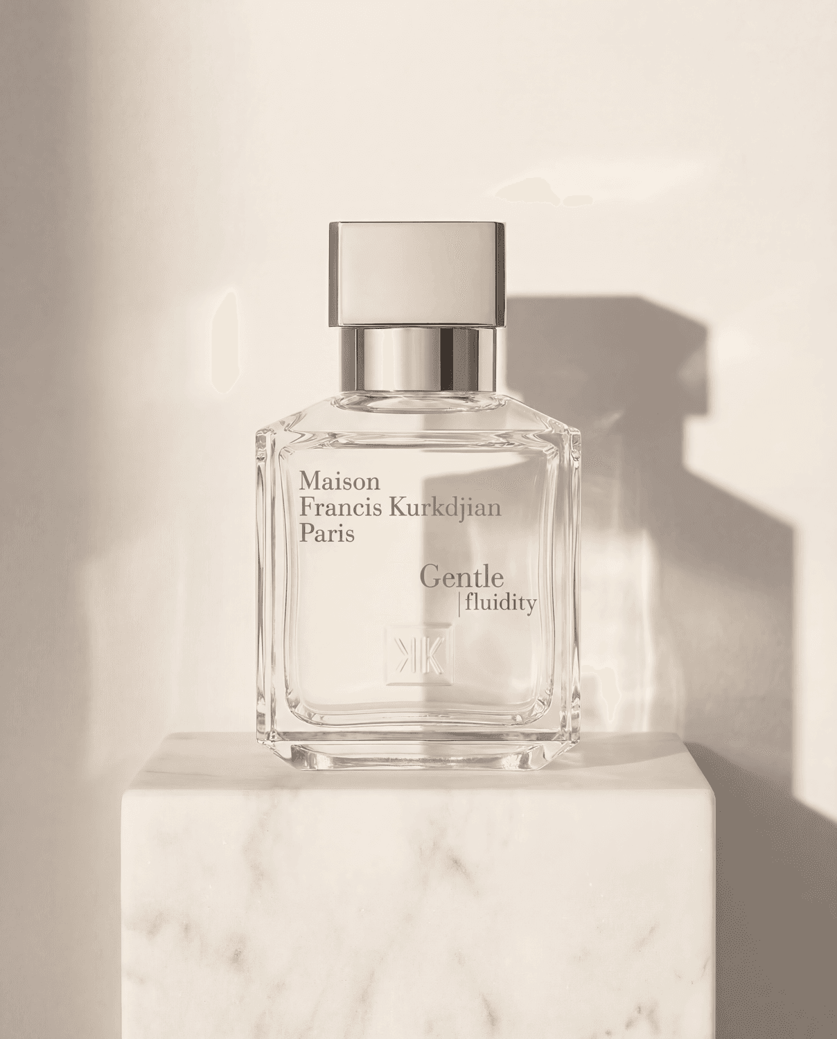 Gentle Fluidity Silver by Maison Francis Kurkdjian - Marble Product Shot January 2026 Fragrance