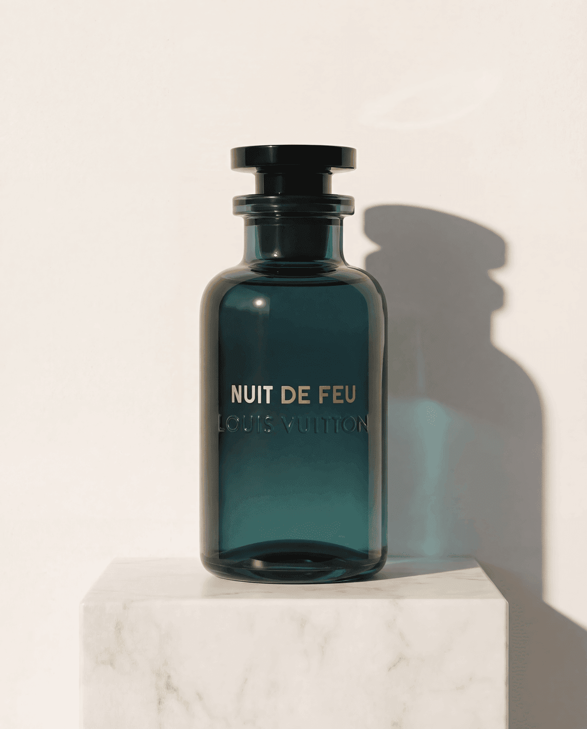 Nuit de Feu by Louis Vuitton - Marble Product Shot January 2026 Fragrance