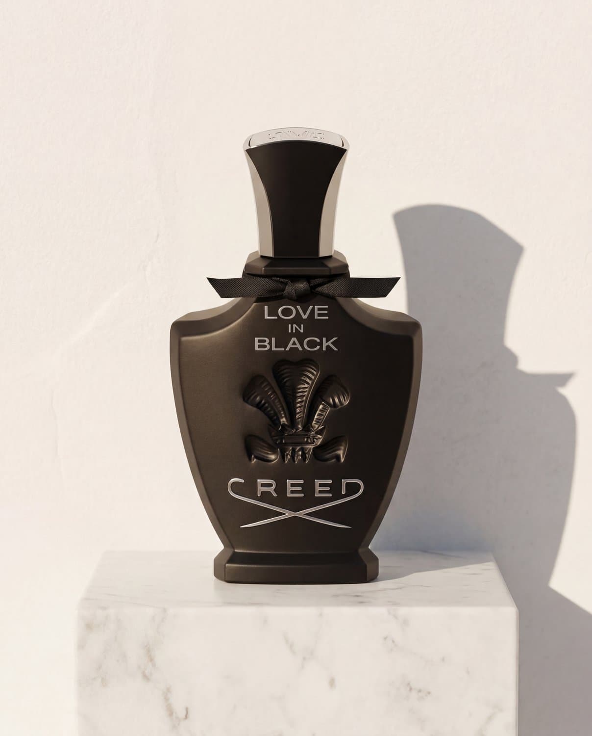 Love in Black by Creed - Marble Product Shot January 2026 Fragrance