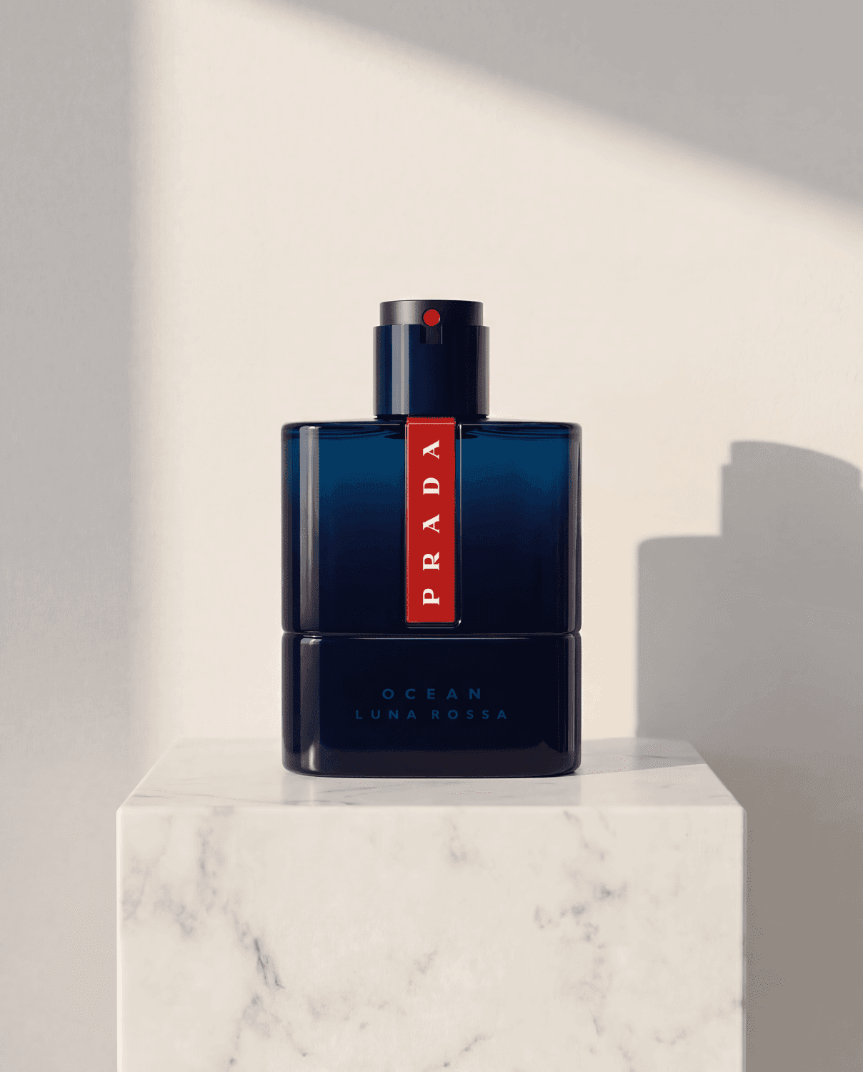 Luna Rossa Ocean Eau de Parfum by Prada - Marble Product Shot January 2026 Fragrance