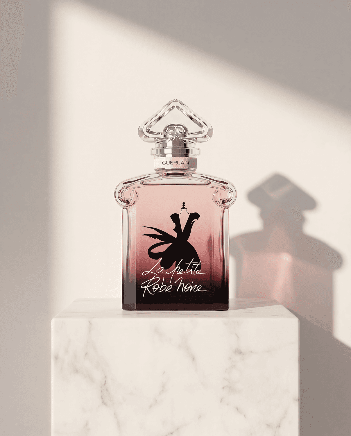 La Petite Robe Noire Eau de Parfum Intense by Guerlain - Marble Product Shot January 2026 Fragrance