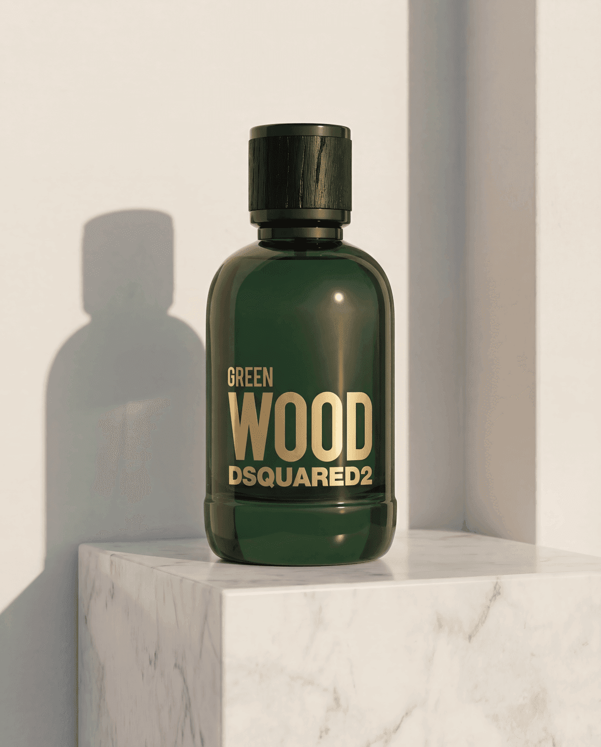 Green Wood by DSQUARED² - Marble Product Shot January 2026 Fragrance